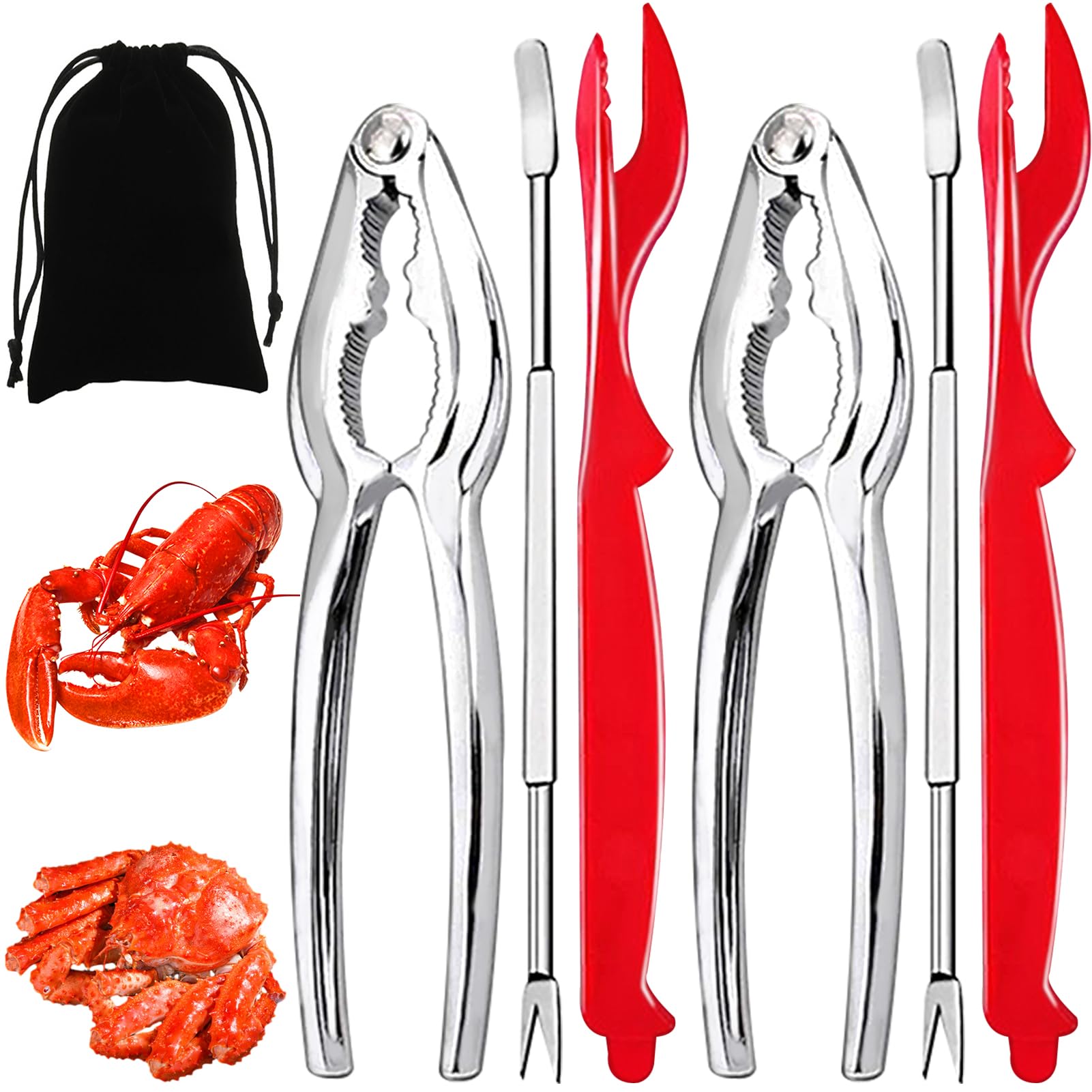 Artcom 7 Piece Seafood Tools Set for Home Cooking Enthusiasts - Easily Crack and Shell Lobster and Crab
| Artcom 7 Piec